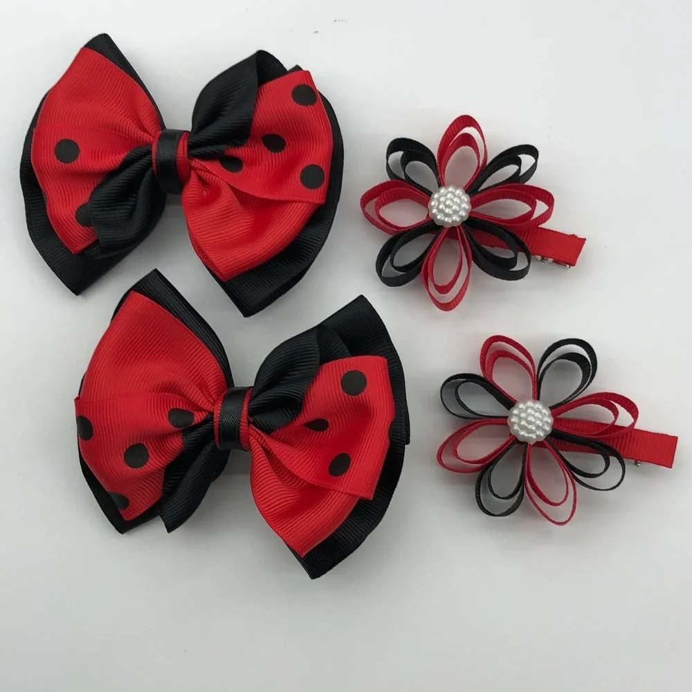 Bows for hair ( set of four)